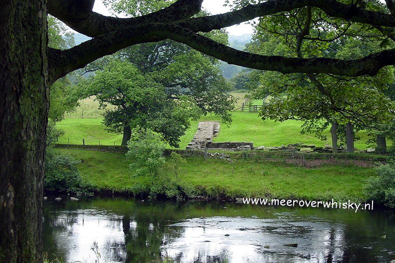 De restanten van de Hadrian Wall
